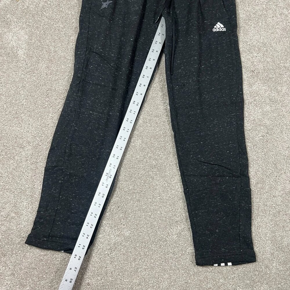 Adidas Womens‎ Small Heather Black Dallas Stars NHL Drawstring Track Pants NWT - Picture 5 of 5